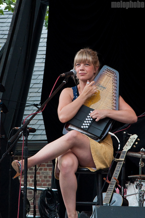 Basia Bulat at Central Park SummerStage, August 1, 2010. Photo by Chris Barth.