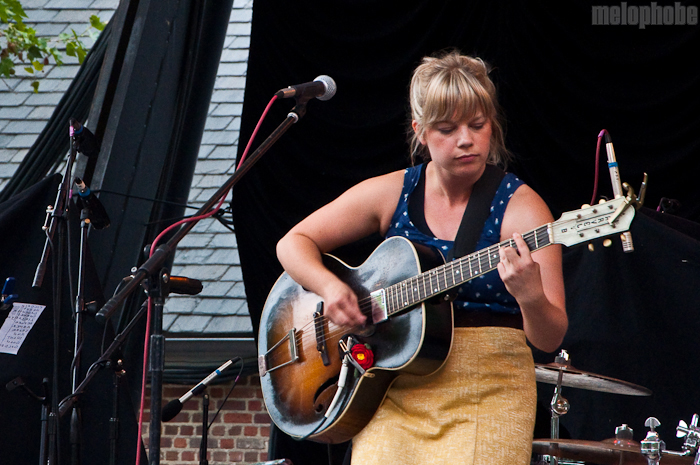 Basia Bulat at Central Park SummerStage, August 1, 2010. Photo by Chris Barth.