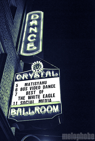 Dub Trio at Crystal Ballroom, August 5, 2010. Photo by Logan Westom.