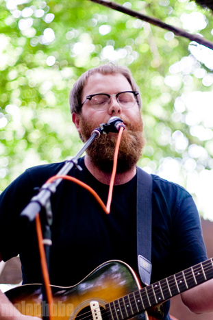 Megafaun, August 7, 2010. Photo by Ian McNeil.