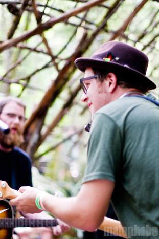 Megafaun, August 7, 2010. Photo by Ian McNeil.