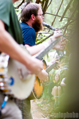 Megafaun, August 7, 2010. Photo by Ian McNeil.