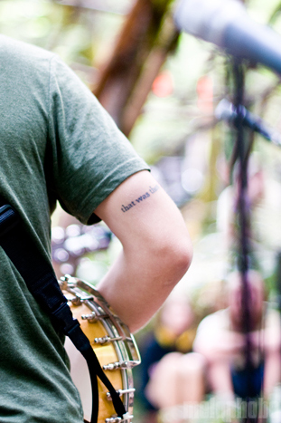 Megafaun, August 7, 2010. Photo by Ian McNeil.