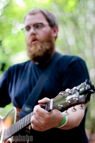 Megafaun, August 7, 2010. Photo by Ian McNeil.