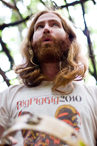 Megafaun, August 7, 2010. Photo by Ian McNeil.