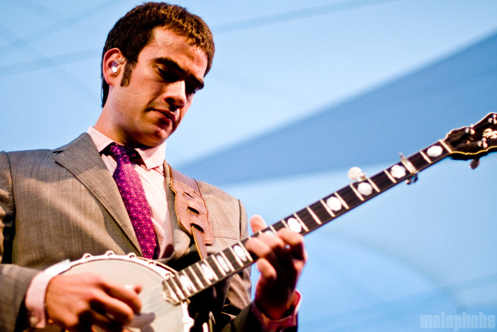 Punch Brothers at Mountain View, August 7, 2010. Photo by Ian McNeil.
