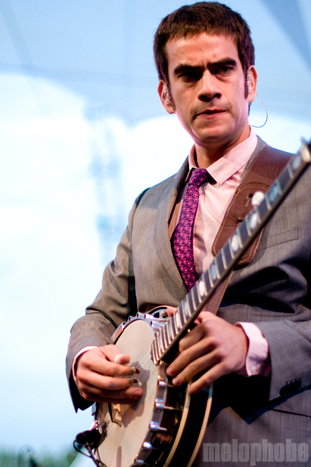Punch Brothers at Mountain View, August 7, 2010. Photo by Ian McNeil.