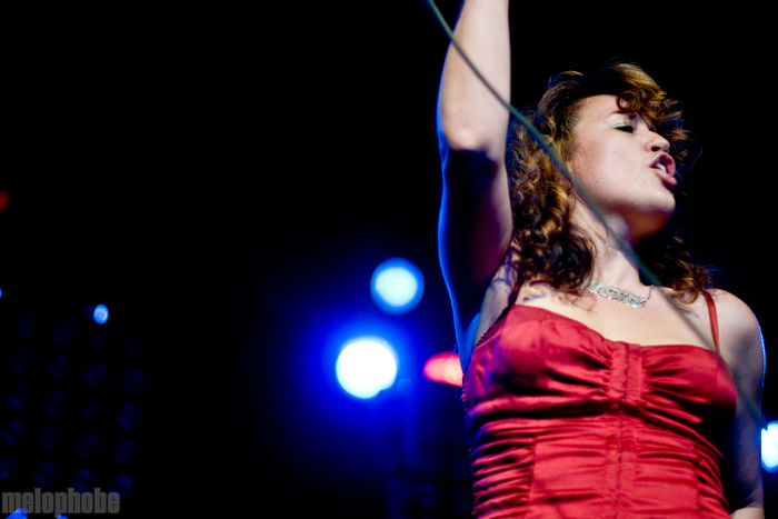 Telephoned at Roseland Theater, August 13, 2010. Photo by Ian McNeil.