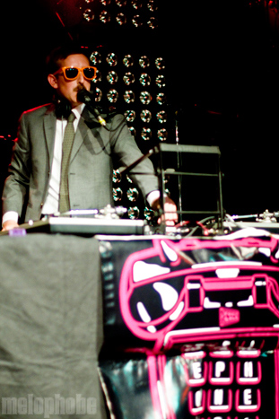 Telephoned at Roseland Theater, August 13, 2010. Photo by Ian McNeil.