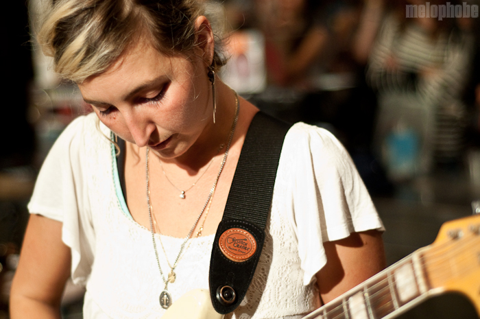 Warpaint at Whitney Museum, August 13, 2010. Photo by Chris Barth.