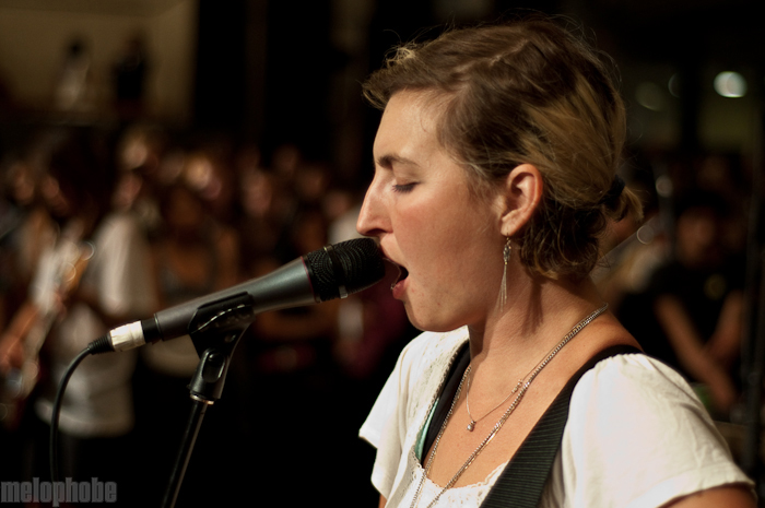 Warpaint at Whitney Museum, August 13, 2010. Photo by Chris Barth.