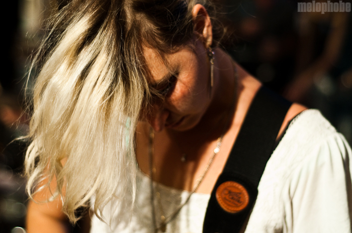Warpaint at Whitney Museum, August 13, 2010. Photo by Chris Barth.