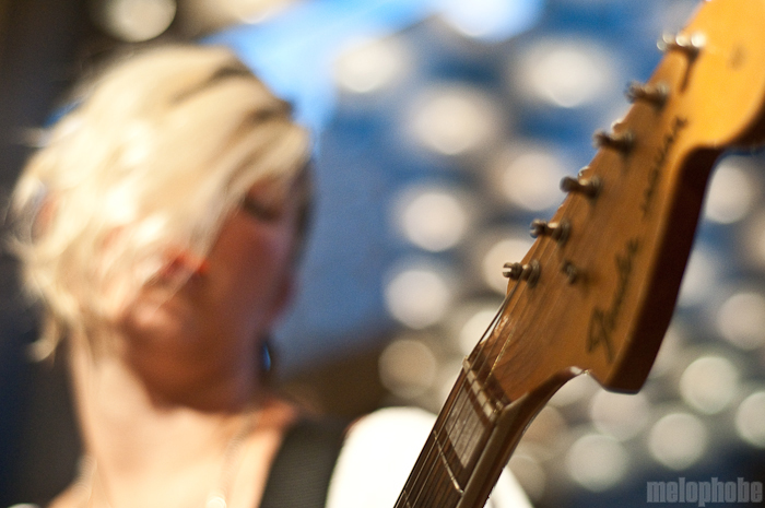 Warpaint at Whitney Museum, August 13, 2010. Photo by Chris Barth.