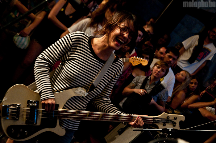 Warpaint at Whitney Museum, August 13, 2010. Photo by Chris Barth.