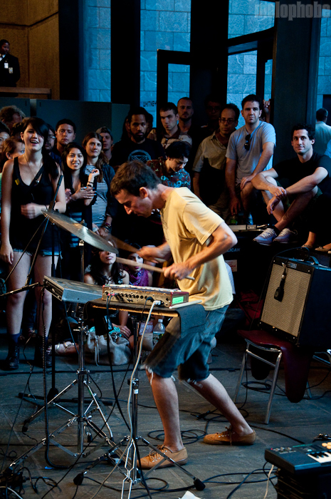 Javelin at Whitney Museum, August 13, 2010. Photo by Chris Barth.