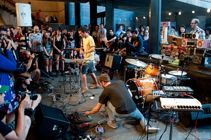 Javelin at Whitney Museum, August 13, 2010. Photo by Chris Barth.
