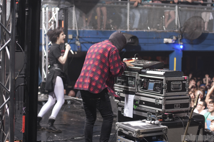 Crystal Castles at Electric Factory, August 18, 2010. Photo by Christopher Stach.