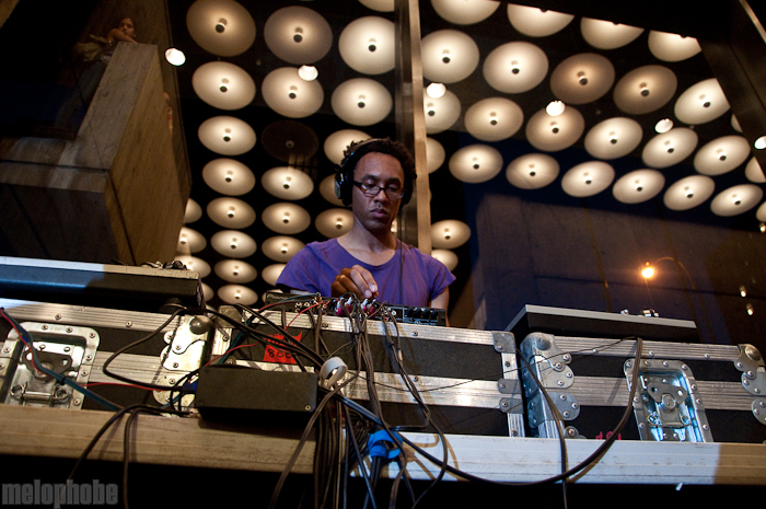 DJ /rupture at Whitney Museum, August 27, 2010. Photo by Chris Barth.