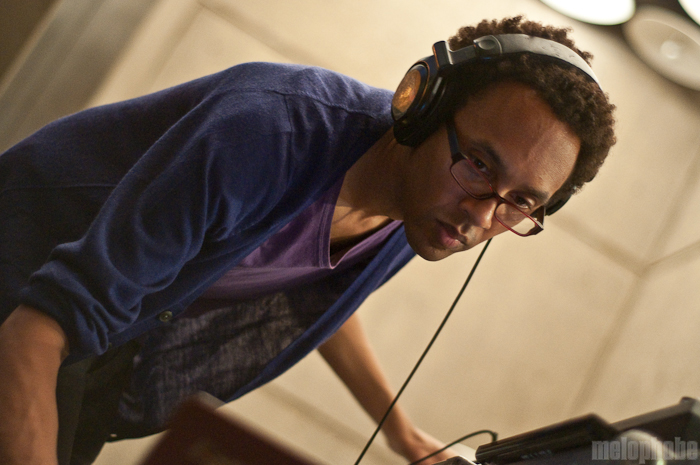 DJ /rupture at Whitney Museum, August 27, 2010. Photo by Chris Barth.