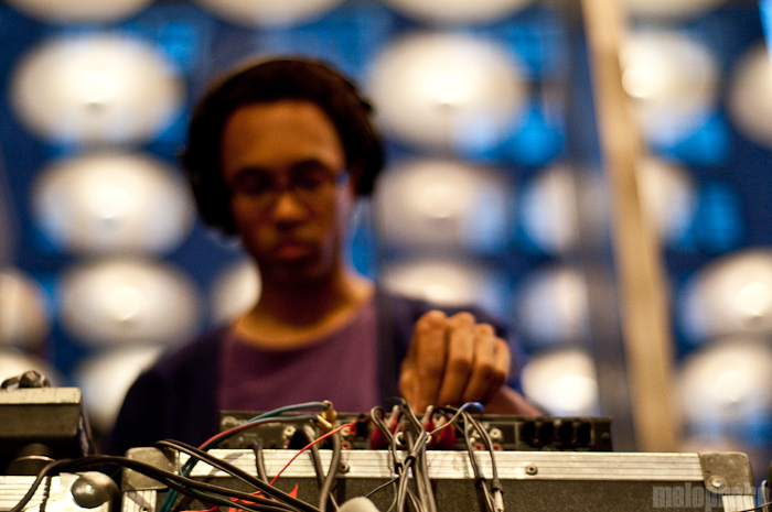 DJ /rupture at Whitney Museum, August 27, 2010. Photo by Chris Barth.