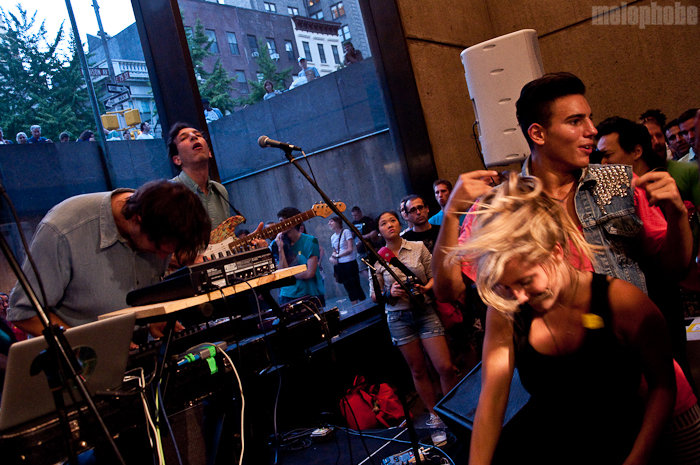 Tanlines at Whitney Museum, August 27, 2010. Photo by Chris Barth.