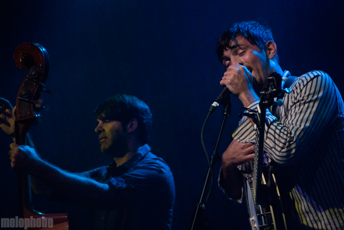 The Avett Brothers at Crystal Ballroom, August 30, 2010. Photo by Colin McLaughlin.