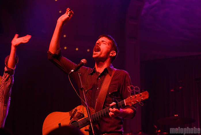 The Avett Brothers at Crystal Ballroom, August 30, 2010. Photo by Colin McLaughlin.