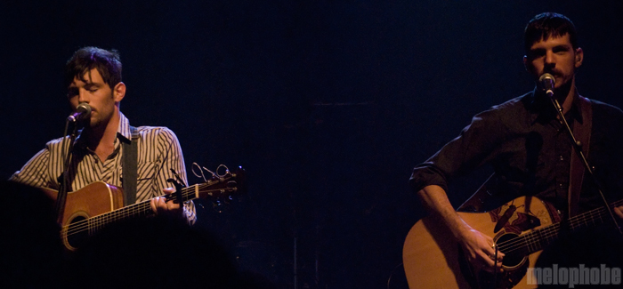 The Avett Brothers at Crystal Ballroom, August 30, 2010. Photo by Colin McLaughlin.
