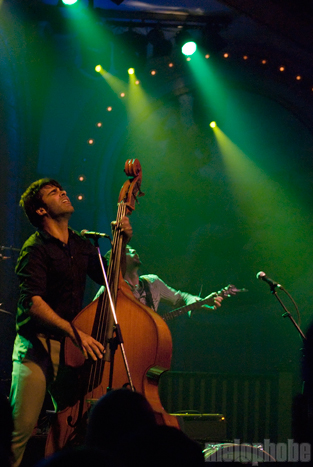 The Avett Brothers at Crystal Ballroom, August 30, 2010. Photo by Colin McLaughlin.