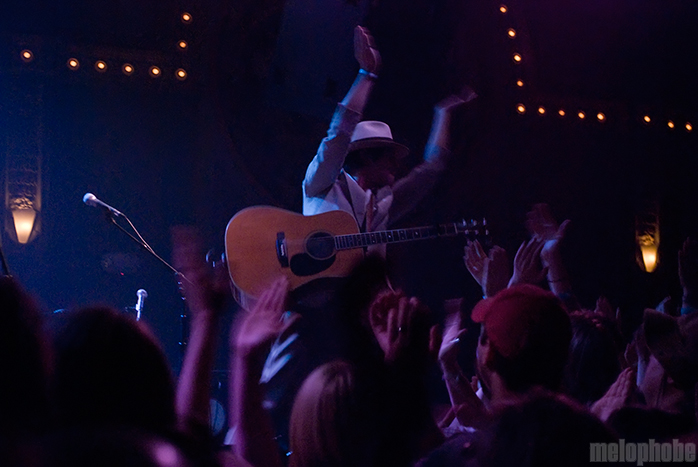 Langhorne Slim at Crystal Ballroom, August 30, 2010. Photo by Colin McLaughlin.