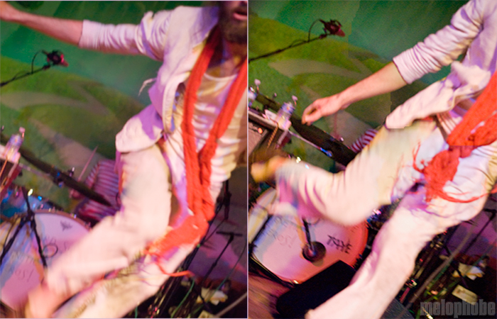 Edward Sharpe and the Magnetic Zeros at Wonder Ballroom, September 2, 2010. Photo by Colin McLaughlin.