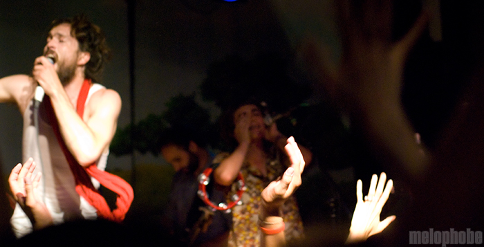 Edward Sharpe and the Magnetic Zeros at Wonder Ballroom, September 2, 2010. Photo by Colin McLaughlin.