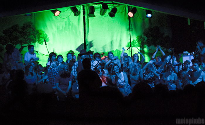 Edward Sharpe and the Magnetic Zeros at Wonder Ballroom, September 2, 2010. Photo by Colin McLaughlin.