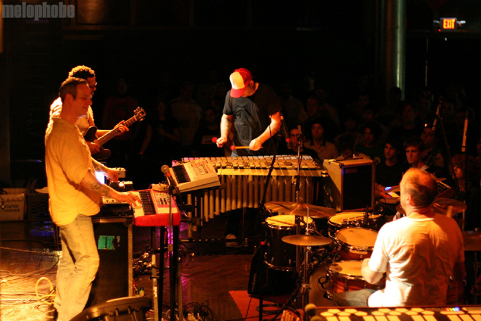 Tortoise at Paradise Rock Club, September 7, 2010. Photo by Luke Snyder.
