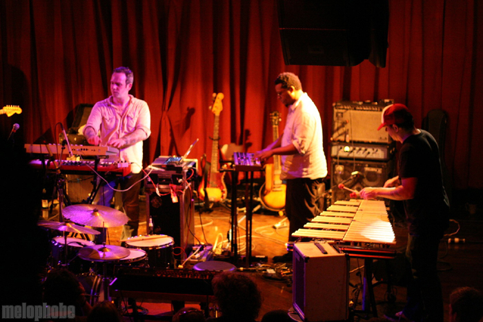 Tortoise at Paradise Rock Club, September 7, 2010. Photo by Luke Snyder.