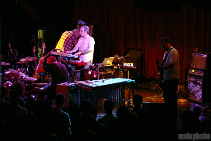 Tortoise at Paradise Rock Club, September 7, 2010. Photo by Luke Snyder.