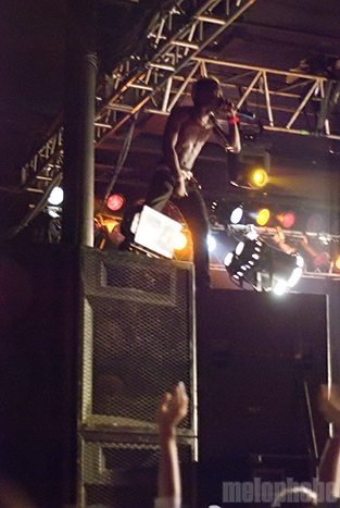 Major Lazer, September 9, 2010. Photo by Colin McLaughlin.