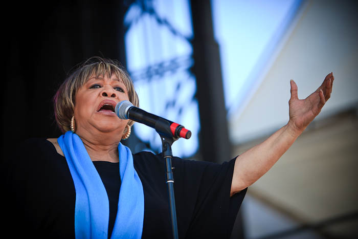 Mavis Staples, September 11, 2010. Photo by Michael Spencer.