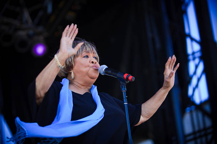 Mavis Staples, September 11, 2010. Photo by Michael Spencer.