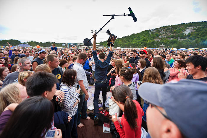 Ok Go, September 12, 2010. Photo by Michael Spencer.