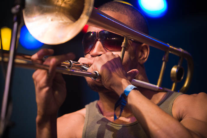 Trombone Shorty, September 12, 2010. Photo by Michael Spencer.