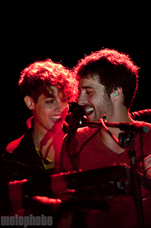 Jukebox the Ghost at Music Hall of Williamsburg, September 16, 2010. Photo by Chris Barth.