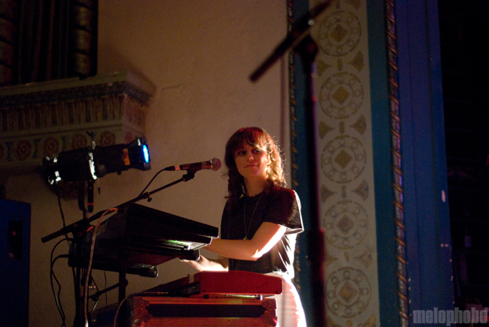 Dirty Projectors at Aladdin Theater, September 28, 2010. Photo by Colin McLaughlin.