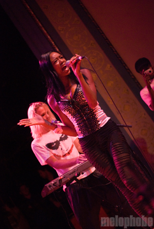 Dominique Young Unique at Aladdin Theater, September 28, 2010. Photo by Colin McLaughlin.