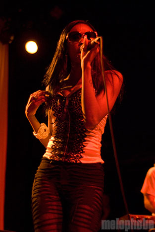 Dominique Young Unique at Aladdin Theater, September 28, 2010. Photo by Colin McLaughlin.