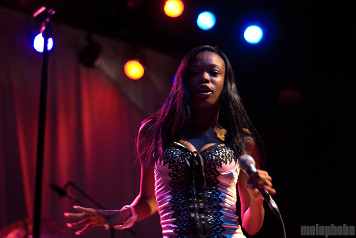 Dominique Young Unique at Aladdin Theater, September 28, 2010. Photo by Colin McLaughlin.