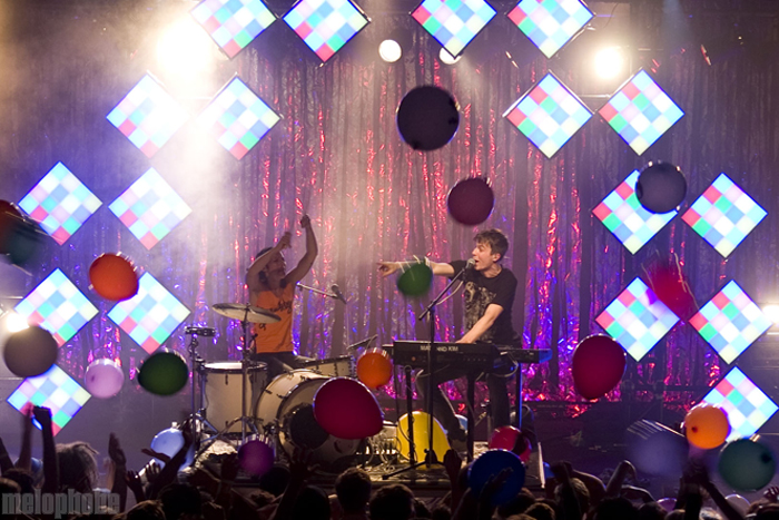 Matt & Kim at Roseland Theater, September 29, 2010. Photo by Jasper Croome.