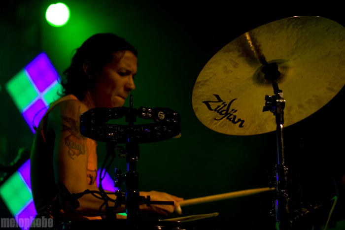 Matt & Kim at Roseland Theater, September 29, 2010. Photo by Jasper Croome.