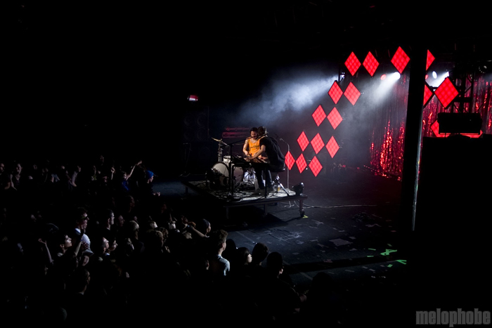 Matt & Kim at Roseland Theater, September 29, 2010. Photo by Jasper Croome.