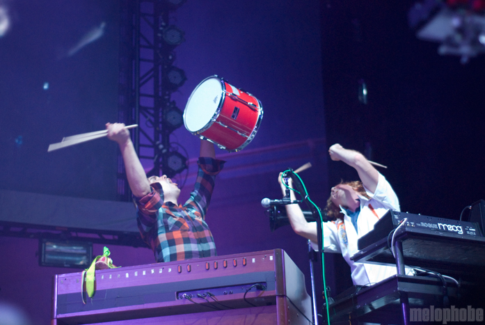 Arcade Fire at Memorial Coliseum, September 30, 2010. Photo by Colin McLaughlin.